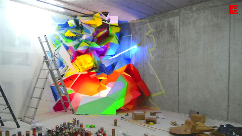 Installation art urbain, street art limited - Nadib Bandi